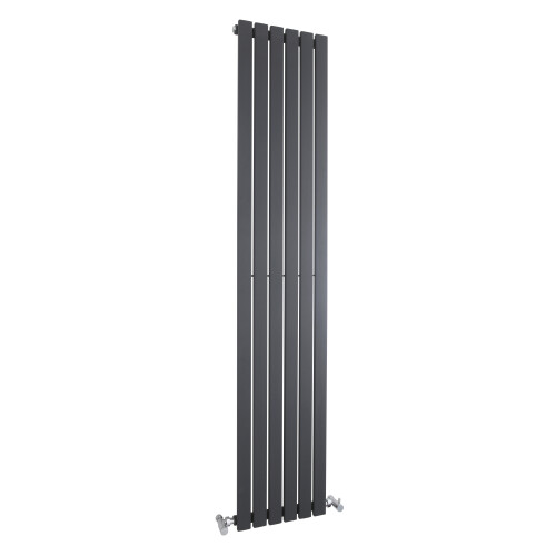 Balterley Square Vertical Single Panel Radiator - 1800mm x 354mm - 2307 BTU - Anthracite 2