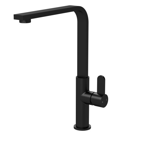 Balterley Kitchen Mono Mixer Tap with 1 Lever Handle, 302mm - Matt Black 2
