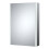 Balterley Rectangular 1 Door Touch Sensor Mirror Cabinet with 2 Shelves, Demister & Shaver Socket, 500mm - White/Chrome 2