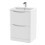 Balterley Floor Standing 2 Drawer Vanity Basin Unit with Polymarble Basin, 600mm - Satin White 3