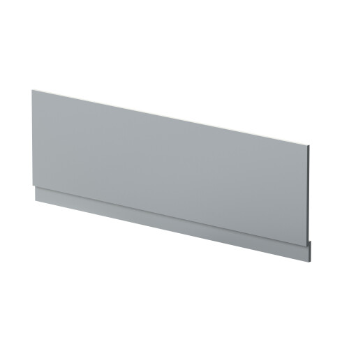 Balterley 1700mm Straight Reversible Bath Front Panel & Plinth - Satin Grey 2