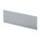 Balterley 1800mm Straight Reversible Bath Front Panel & Plinth - Satin Grey 3