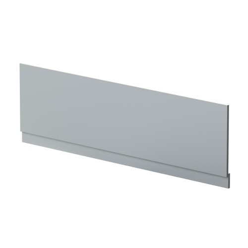 Balterley 1800mm Straight Reversible Bath Front Panel & Plinth - Satin Grey 2