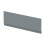 Balterley 1800mm Edge/Power Straight Front Bath Panel & Plinth - Matt Coastal Grey 3