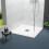 Balterley 800mm Premium Slimline Square Shower Tray - Slate White 4