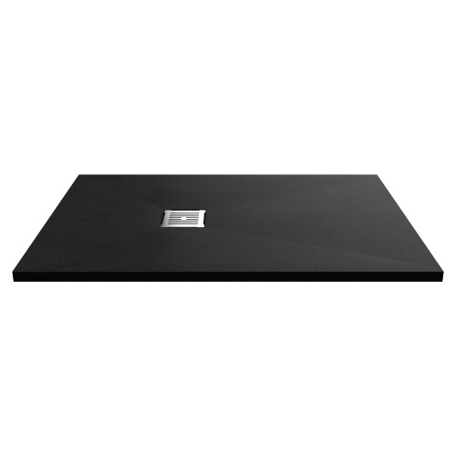 Balterley 1200mm x 800mm Premium Slimline Rectangular Shower Tray - Slate Black 2