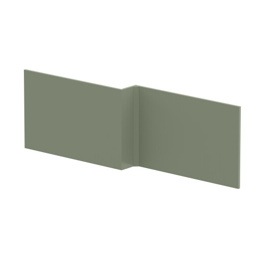 Balterley 1700mm Square MDF Reversible Shower Bath Front Panel - Satin Green 2
