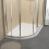 Balterley 1200mm x 800mm Premium Shower Tray - Left Hand Offset Quadrant - White 4