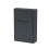 Balterley Floor Standing WC Unit  , 550mm - Soft Black 3