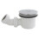Balterley Resin Shower Tray Mega Flow Waste - White with Chrome Top 3