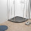 Balterley 800mm Premium Quadrant Shower Tray - Slate Grey 4