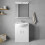 Balterley 2 Door Vanity Basin Unit with Round Basin - 650mm - Gloss White 5