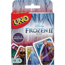 UNO Disney Frozen II - Jeu de cartes pour enfants et famille, 112 cartes et règles incluses, soirée ludique réussie