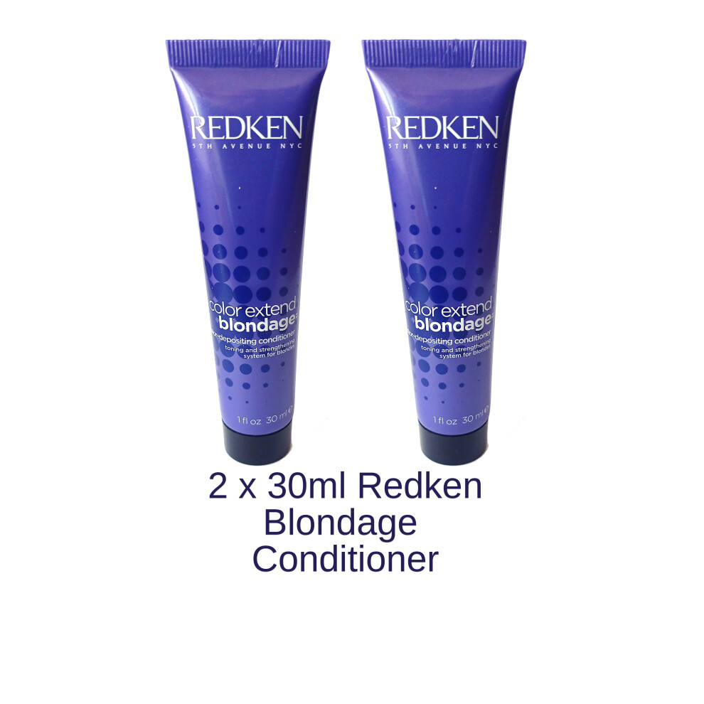 Redken Color Extend Blondage Color-Depositing Conditioner 30ml x2