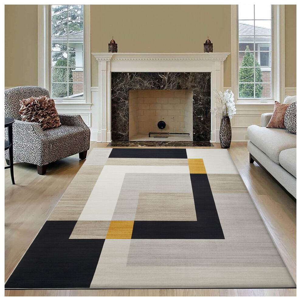 Oxford Homeware (160 X 230 Cm, Milo) Luxury Printed Rugs Large Runner Rug & Door Mats Multicoloured