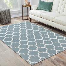 (160x230 cm- Area Rug/Carpet, AVA) Non-Slip Area Rugs Printed Geometric Carpets Hallway Runner