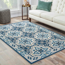 (160x230 cm- Area Rug/Carpet, LUNA) Non-Slip Area Rugs Printed Geometric Carpets Hallway Runner