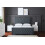 DS Living (Single, Steel) Allegra Upholstered Bed with Ottoman 4