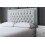 DS Living (Single, Silver) Allegra Upholstered Bed with Ottoman 5