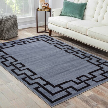 (160x230 cm- Area Rug/Carpet, NICO) Non-Slip Area Rugs Printed Geometric Carpets Hallway Runner