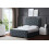 DS Living (Double, Steel) Allegra Upholstered Bed with Ottoman 1