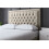 DS Living (King, Cream) Allegra Upholstered Bed with Ottoman 5
