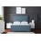 DS Living (King, Blue) Allegra Upholstered Bed with Ottoman 4