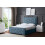 DS Living (Super King, Blue) Allegra Upholstered Bed with Ottoman 1
