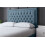 DS Living (Super King, Blue) Allegra Upholstered Bed with Ottoman 5