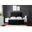 DS Living (Super King, Black) Allegra Upholstered Bed with Ottoman 4