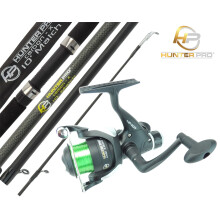 Hunter Pro Starter Beginners Float Fishing Kit. Rod &amp; Reel Combo. Carbon Rod &amp; Rear Drag Reel