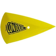 YELLOW CONTOUR SQUEEGEE CAR WINDOW TINTING VINYL PRO FITTING TOOL