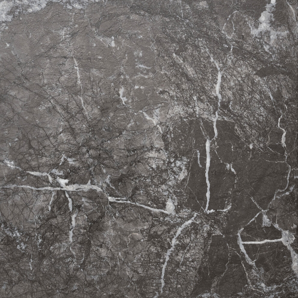 Novecrafto (Black Marble, Pack Of 50) Self Adhesive Vinyl Floor Tiles - Peel And Stick Floor Tiles, Durable Stick On Vinyl Flooring