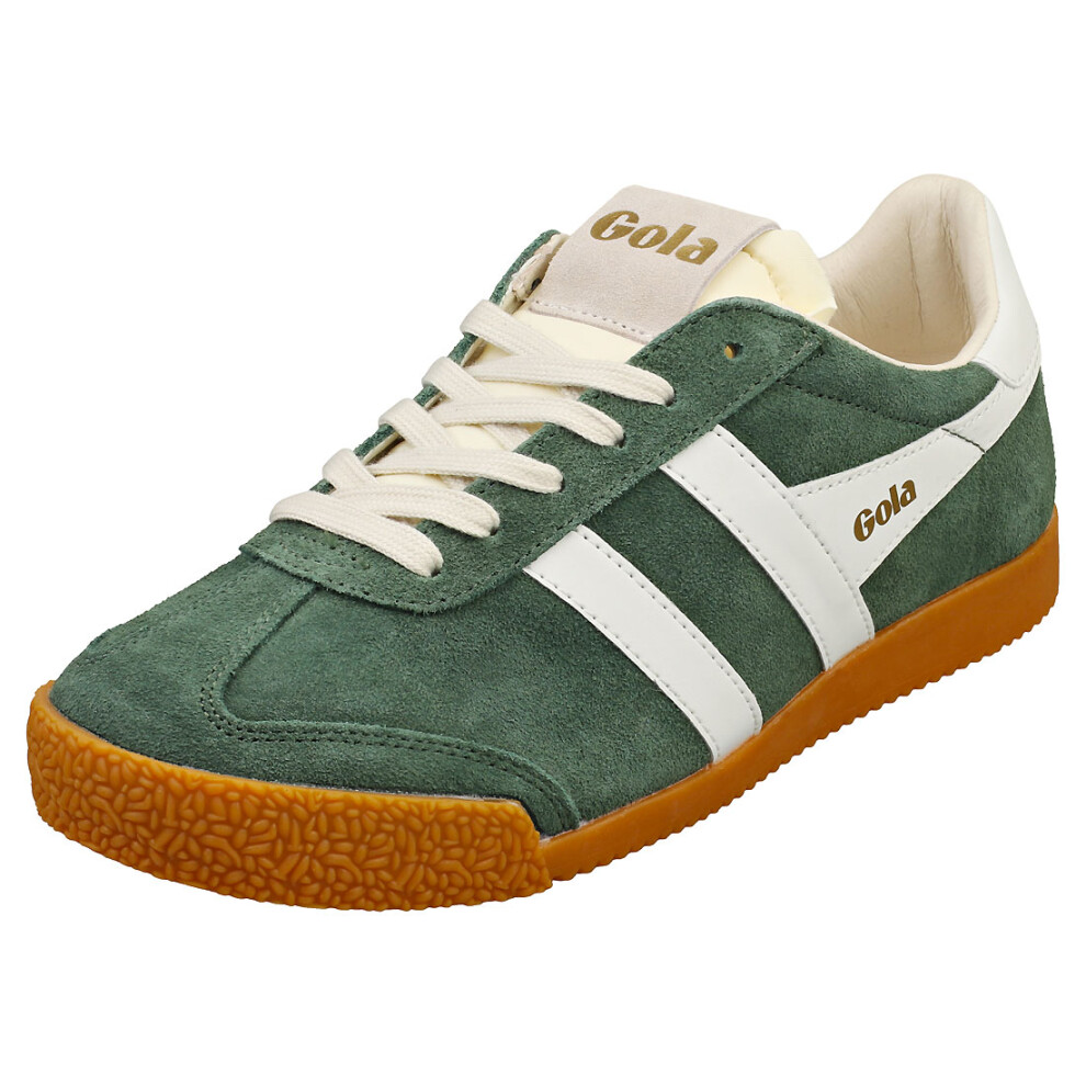 (8) Gola Elan Womens Fashion Trainers in Green White