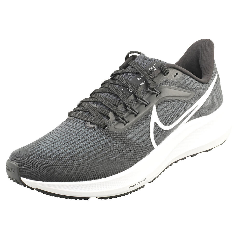 Nike Air Zoom Pegasus 39 Womens Casual Trainers in Black White - 3.5 UK