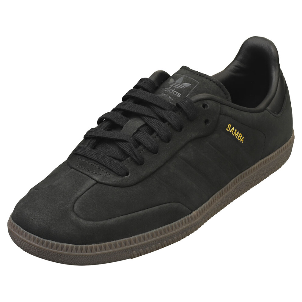 (6.5) adidas Samba Womens Casual Trainers in Black Gum