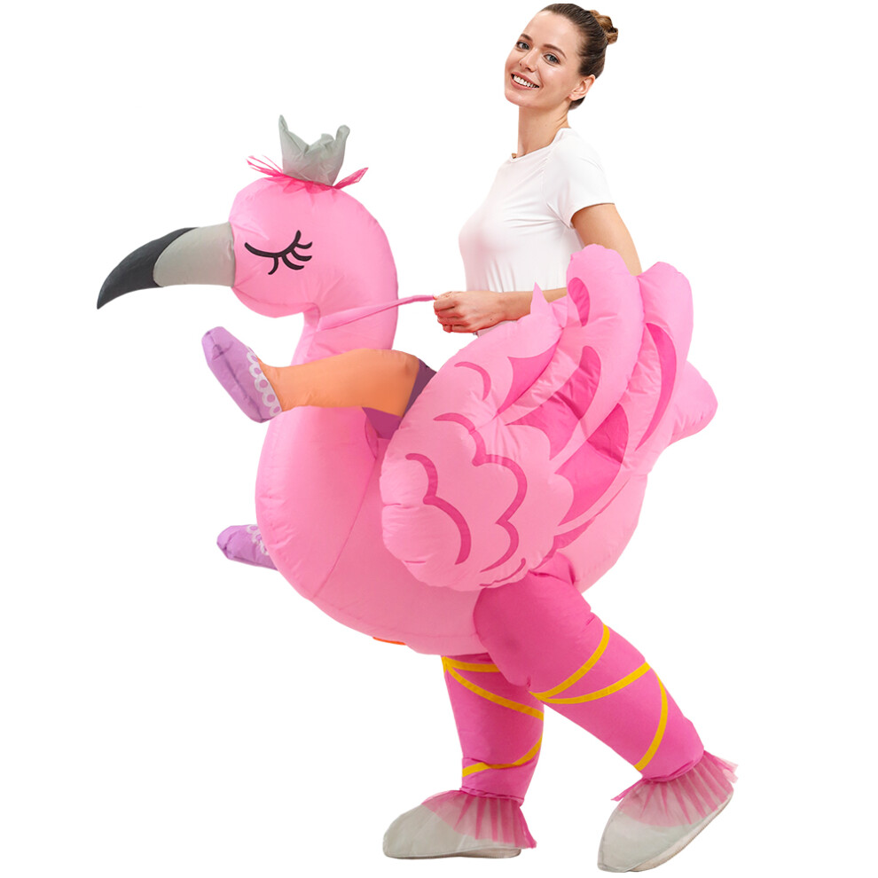Xylfly (1240(150-195Cm), Adult Size) Adult Rooster Inflatable Costume Funny Unicorn Elk Animals Inflatable Suit Not,Specified