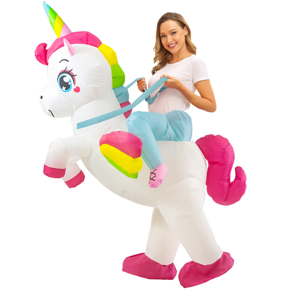 Xylfly (0268 (150-195Cm), Adult Size) Adult Rooster Inflatable Costume Funny Unicorn Elk Animals Inflatable Suit