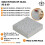 (Terrazzo Grey, Pack of 30) Vinyl Floor Tiles 12''x12'' Self-Adhesive Waterproof Easy to Use 3