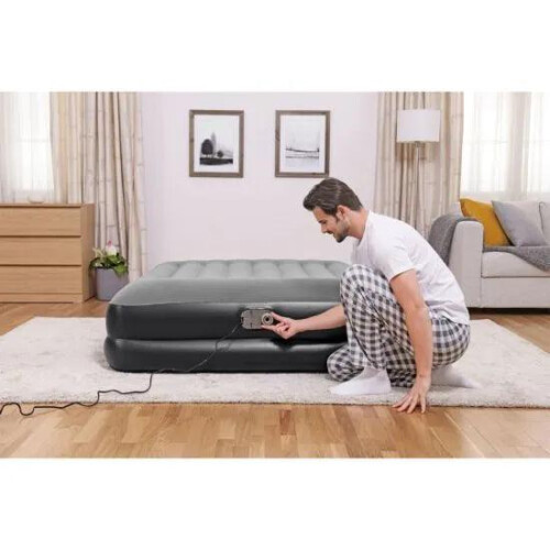 Bestway Bestway Tritech Queen Double Air Bed With Built-In AC Pump 1