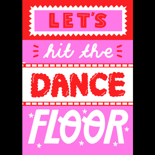 Scribbler Hit The Dance Floor Dance-Tastic Fun! Funny Greeting Card 1