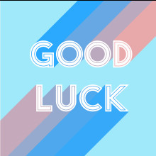 Scribbler Good Luck Simple Contemporary Good Luck Greeting Card
