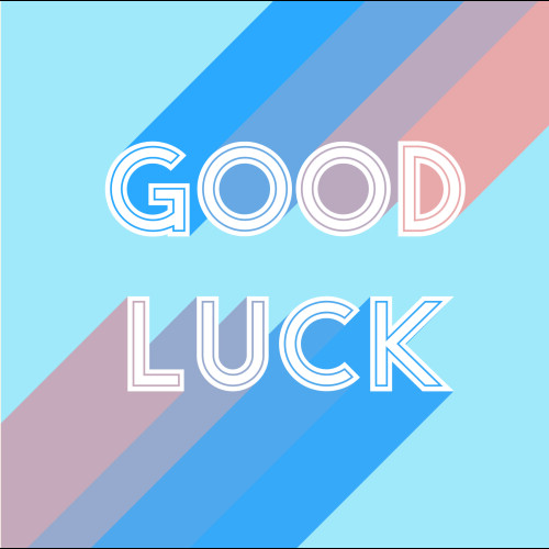 Scribbler Good Luck Simple Contemporary Good Luck Greeting Card