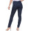Avon (Dark Blue, UK 8) Womens Stretch High Waisted Half Elasticated Jeans 5