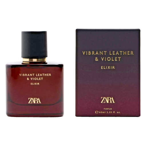 Zara ZARA Vibrant Leather & Violet Elixir 60ml Men 2.03 oz New