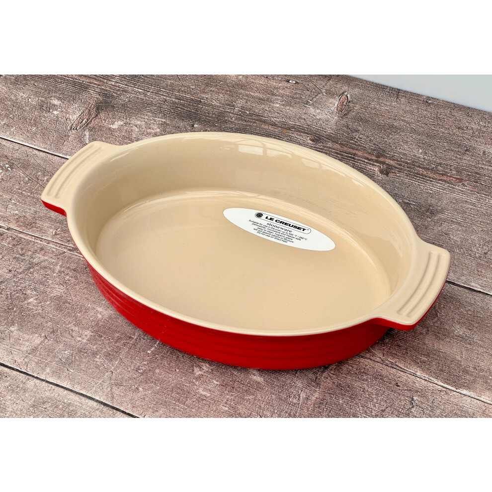 Le Creuset Red Oval Baking Dish, 32cm