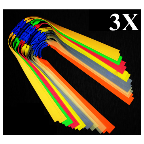 3pcs Flat Rubber Band for Slingshot 1
