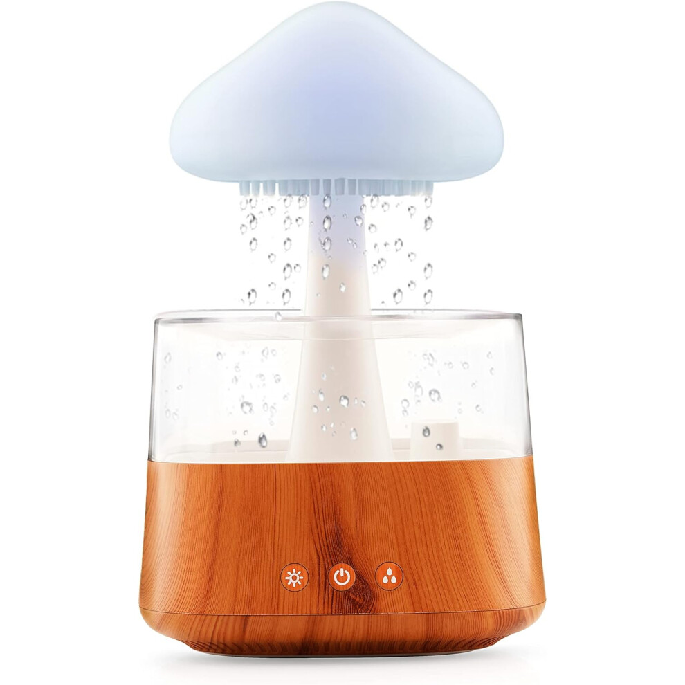 Rain Cloud Humidifier, Essential Oil Rain Table Humidifier, Rain Cloud Night Diffuser, Rain Cloud Diffuser Raindrop Humidifier Sound Light