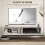 Homcom HOMCOM Wall Mounted TV Stand Unit with Storage and High Gloss Effect, White 5