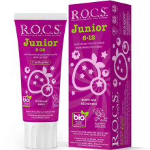 ROCS Junior Berry Mix 6-12m Toothpaste, Strengthens Enamel, Strong & Healthy Teeth, Gentle Cleansing, 60ml
